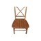 International Concepts Set of Two X-Back Chair, with Solid Wood Seat, Distressed Oak C42-613P - alternate 8
